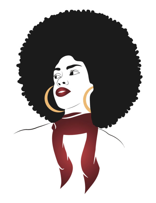 AFROdite Vector Illustration